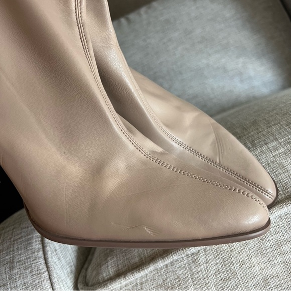 Zara Sock Style Ankle Heeled Booties - Picture 9 of 10